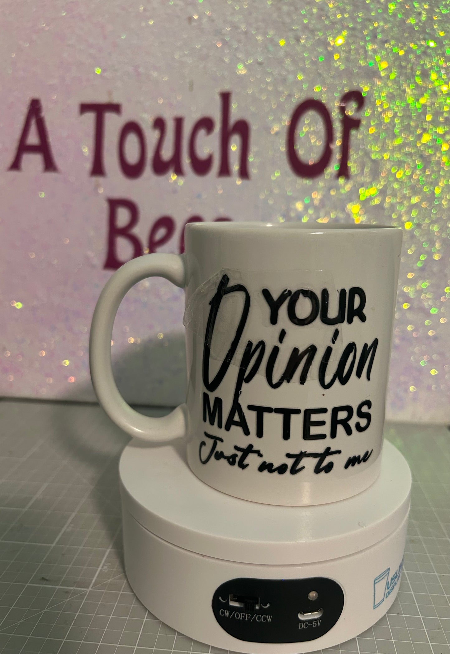 Your opinion matters, but not to me mug