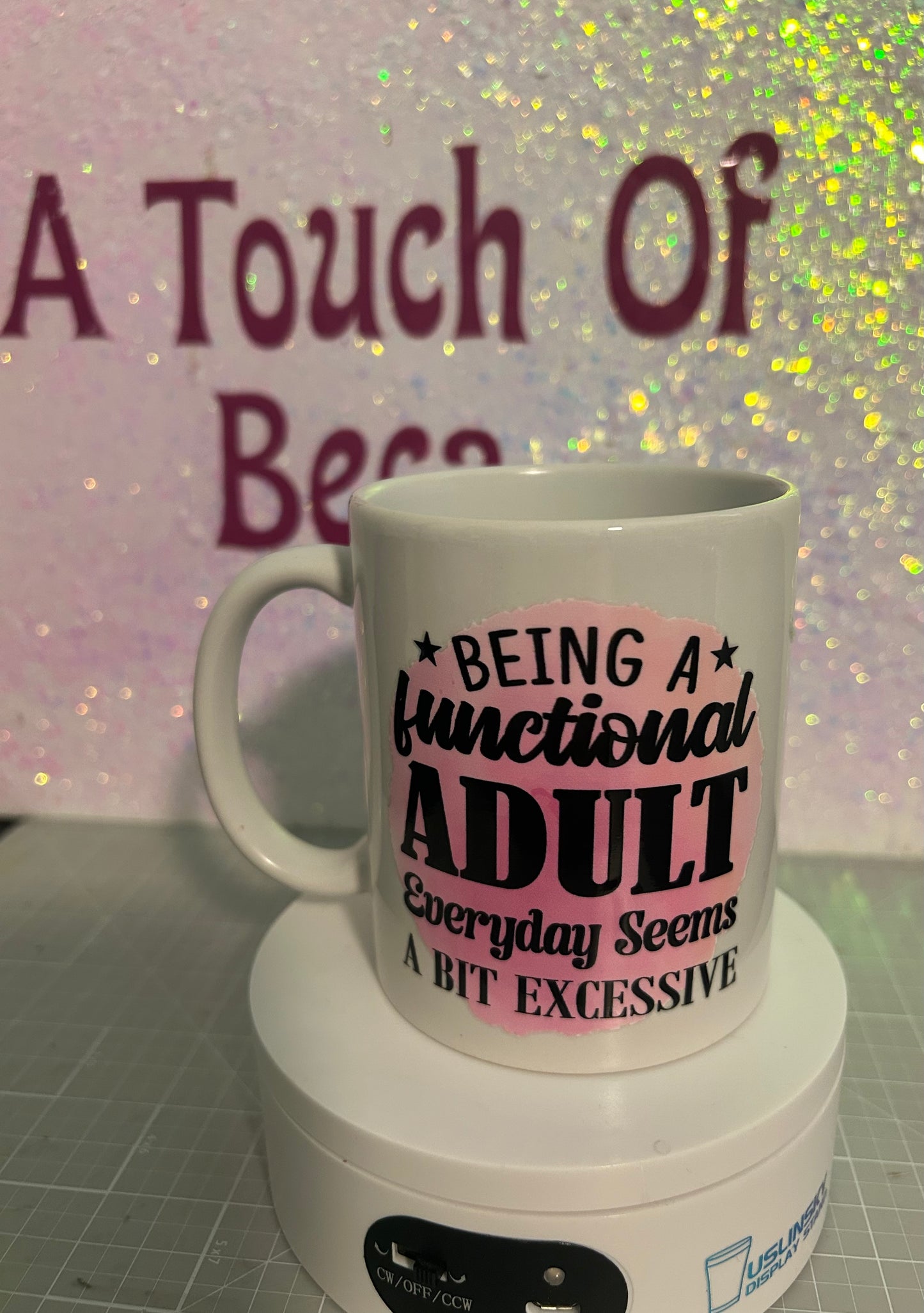 Functioning adult mug