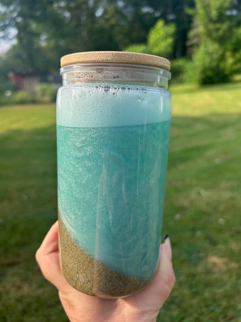 Beach Snow Globe Tumbler